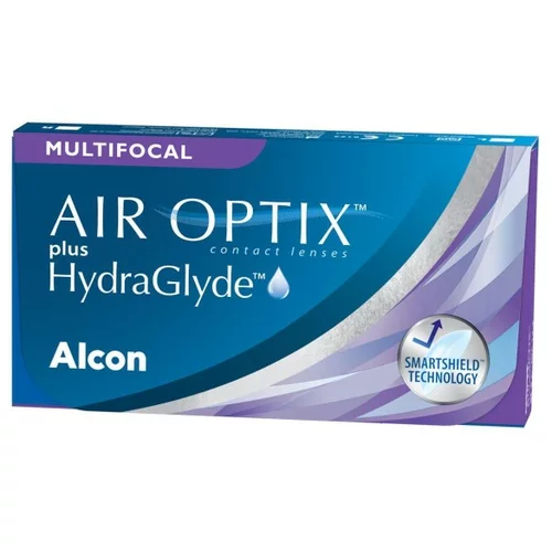 Air Optix Mesečne plus HydraGlyde Multifokalne (3 leče)