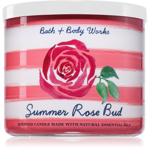 Bath & Body Works Summer Rose Bud mirisna svijeća 411 g Cijene
