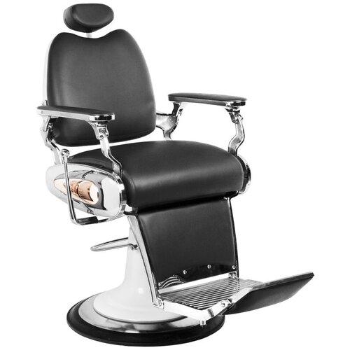 Shumee brivski stol gabbiano moto style, črn, (21388817) Cene