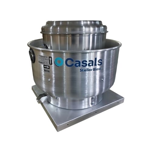  VENTILATOR CENTRIFUGALNI KROVNI ALU CASALS STELLAR BLAST 450 SM4 1,1kW 1000rpm 2 Slike