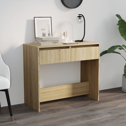 Konzolni stol boja hrasta 89 x 41 x 76,5 cm konstruirano drvo Cene
