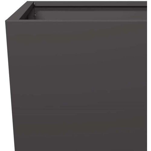 VidaXL Vrtna sadilica crna 35x35x75 cm čelična Slike
