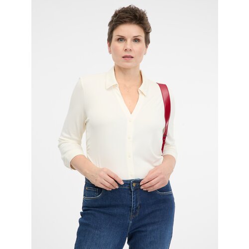 Orsay Cream women's blouse with collar - Women Cijene