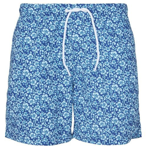 Urban Classics floral swim shorts navy Slike