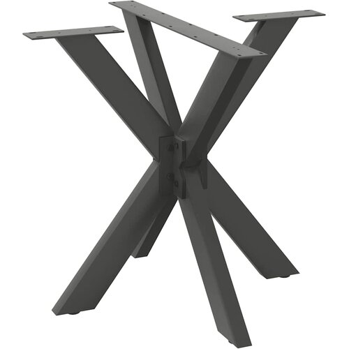  Noge blagovaonskog stola u obliku pauka antracit 85x85x(72-73) cm čelik Cijene