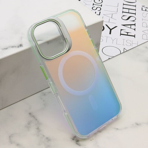 maska sunset magsafe za iphone 16 zelena Slike