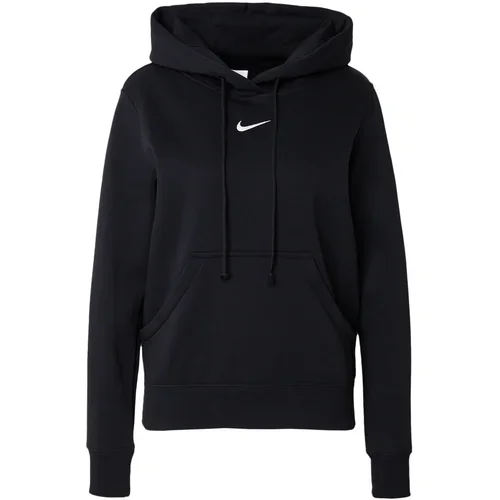 Nike Sportswear Majica 'Phoenix Fleece' črna / bela