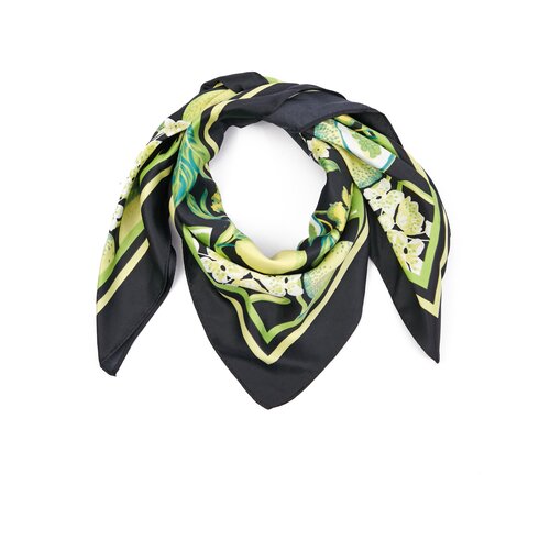 Orsay Black & Yellow Women's Patterned Scarf - Women Cene