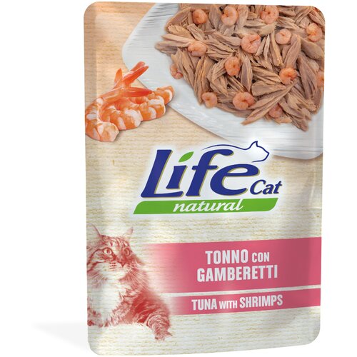  Ekonomično pakiranje Life Cat Natural Adult 24 x 70 g - Tunjevina s kozicama Cijene