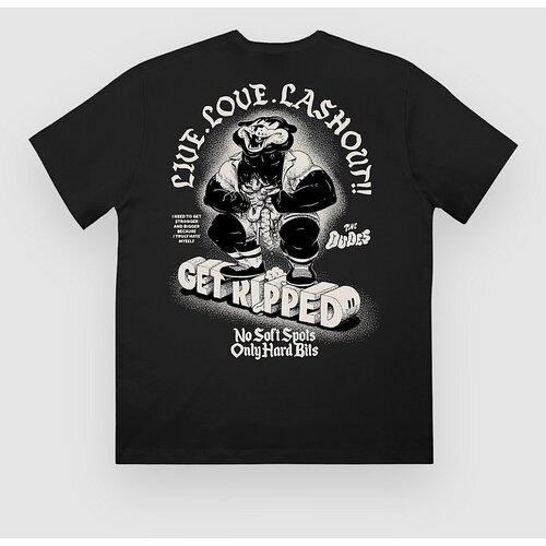 The Dudes Ripped Seasonal T-shirt black Cene