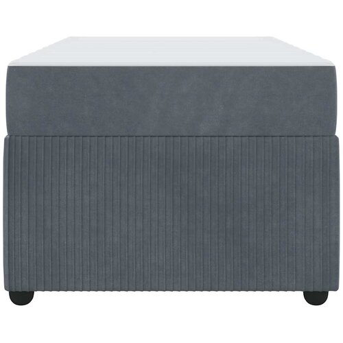  Krevetna konstrukcija Tamno siva 90 x 200 cm tkanina Slike