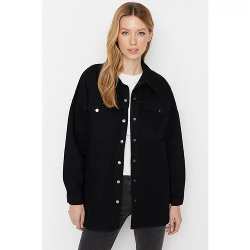 Trendyol Jacket - Black - Relaxed fit