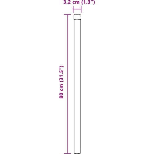 VidaXL Ograde 12 pcs Zelena 80 cm Čelik s pra&amp;scaron;kastim premazom Slike
