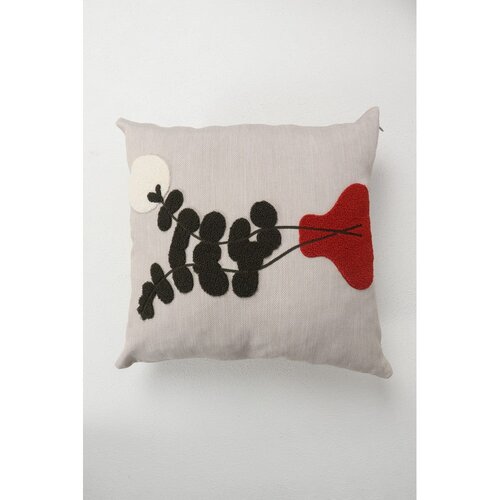 Mioli Decor Lanena okrasna blazina 43x43 cm Vazo – Cene