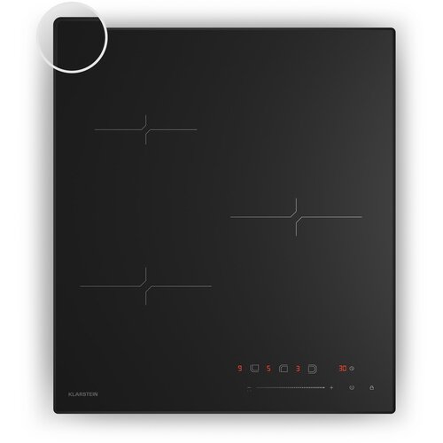 Klarstein Velaire indukcijska ploča za kuhanje, elegantna, minimalistička, kompaktna, 3 zone za kuhanje, 5500 W, 45 cm Cijene