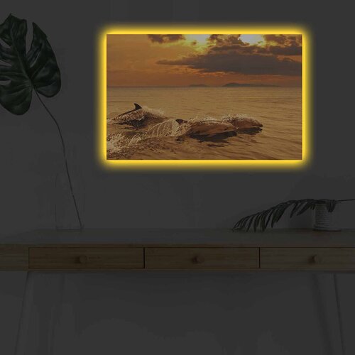 Wallity Slika sa LED osvetljenjem 4570DHDACT-096, 45x70 cm Cene