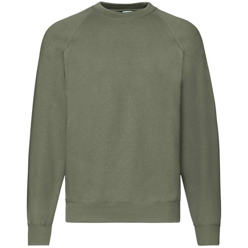 Fruit Of The Loom Oliwkowa bluza męska Raglan Sweat Slike