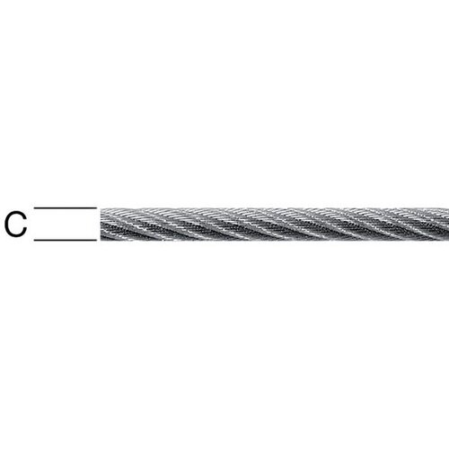  Čelicna sajla 3 mm 6x7 Cene