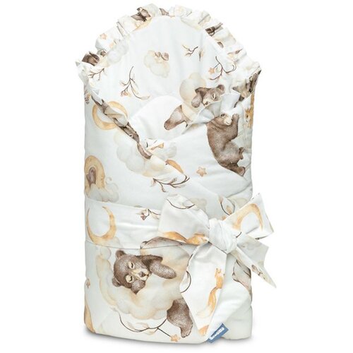  Dvostrani poplun za bebe 75x75cm medo Cene