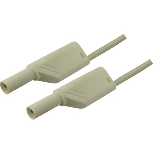 SKS Hirschmann 4 mm safety test lead\, 2x stackable plugs\, 2\,5 mm&amp;sup2;\, 200 cm, (20423163) Slike