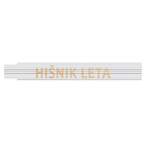 HEKA Zložljivi meter (Dolžina: 2 m, Bela, Natis: HIŠNIK LETA) Cene