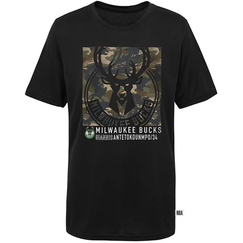 Drugo muška Giannis Antetokounmpo 34 Milwaukee Bucks Top Graphic majica