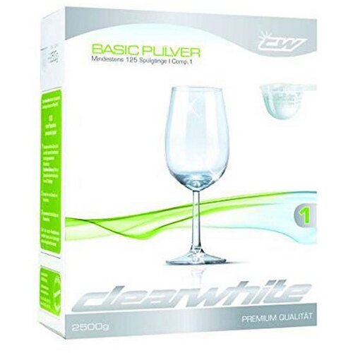 CLEARWHITE Basic Pulver, Nachfüllpackung für Geschirrspüler 2,5 kg /130 Spülgänge Cene
