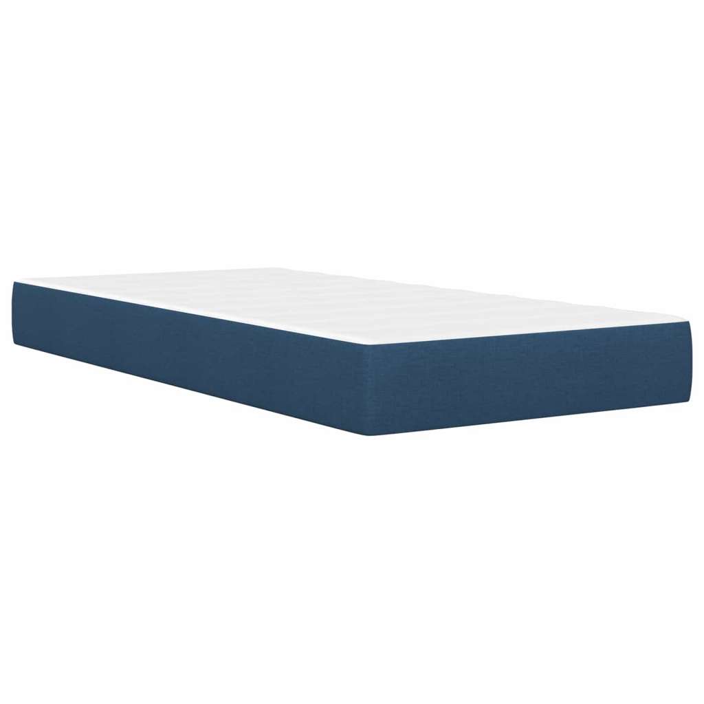  Okvir za krevet Plava 100 x 200 cm Poliester - Plava 100 x 200 cm Slike
