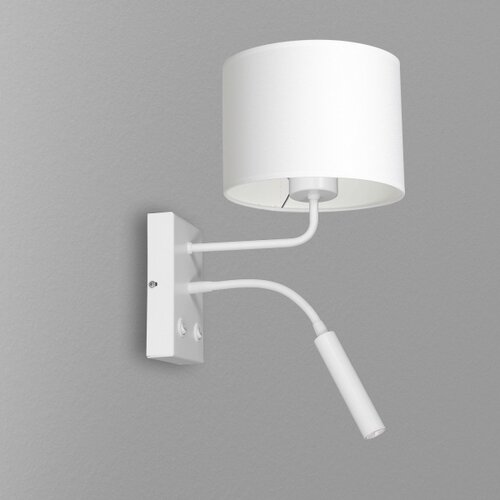  Zidna lampa ARDEN 1xE27/60W+1xG9/8W/230V bela Slike