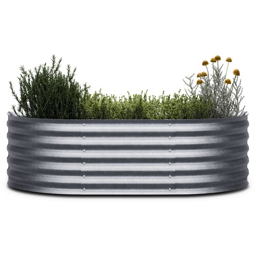 Blumfeldt Dvignjena gredica High Grow Extended, 150 x 60 x 43 cm, iz valovite jeklene pločevine, enostavna za montažo, odporna proti rji in mrazu Cene