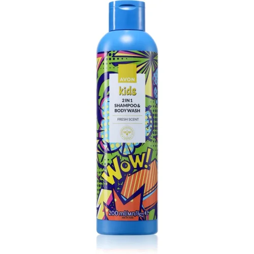 Avon Kids Fresh šampon i gel za tuširanje 2 u 1 200 ml