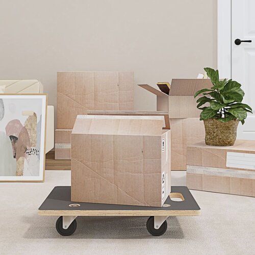 VidaXL Voziček s platformo 2 kosa pravokotni 60x40x11,5 cm Slike