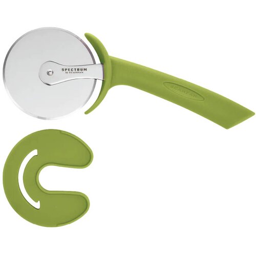 SCANPAN Kolesce za pizzo Spectrum / zeleno / inox, PP, (5000256480) Slike