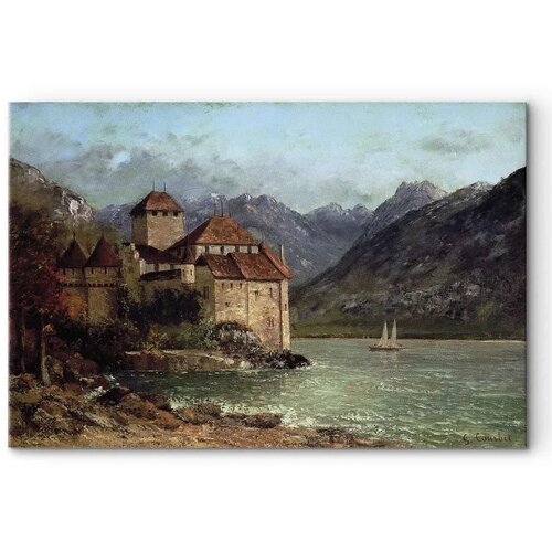  Slika - Gustave Courbet -Chillon Castle 60x40 Na talijanskom platnu Slike