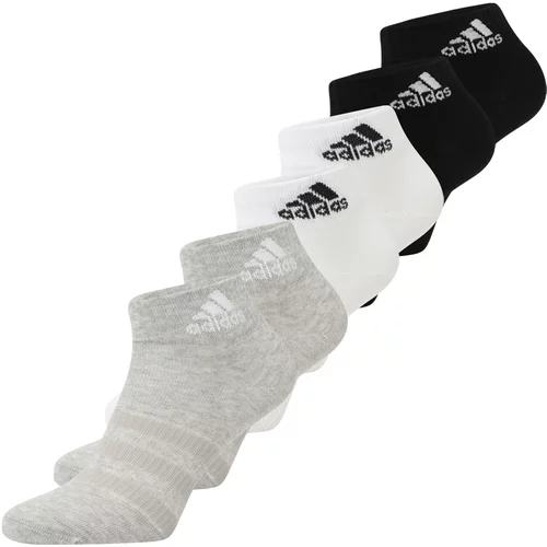 ADIDAS SPORTSWEAR Športne nogavice pegasto siva / črna / bela
