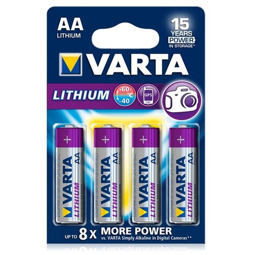 Varta Professional Lithium baterija AA, 4 kos Slike