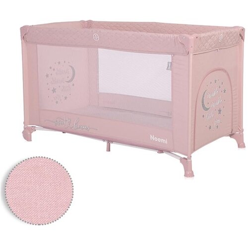 Lorelli PRENOSIVI KREVET NOEMI 1 NIVO MELLOW ROSE STAR Slike