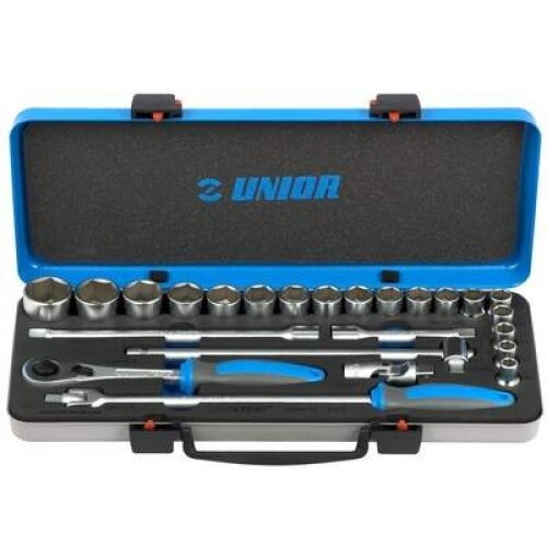Unior ključevi nasadni, prihvat 1/2", u metalnoj kutiji 190BI6P24 611939 Cene