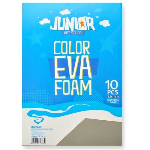 Junior jolly Color Foam, eva pena, A4, 10K, odaberite nijansu Siva Slike