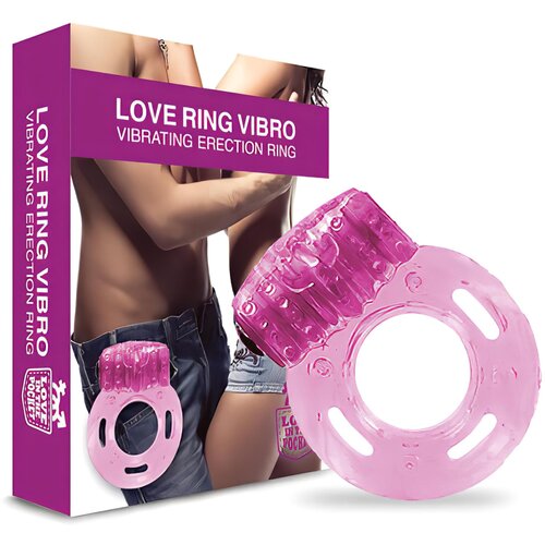 Love in the Pocket jedan vibrirajući prsten za penis (roza) Slike