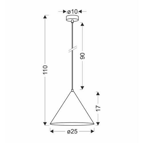 Candellux Lighting temno rjava viseča svetilka s kovinskim senčnikom &oslash; 25 cm dunca Cene