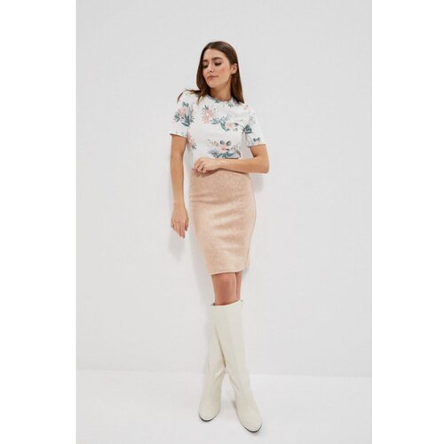 Moodo Pencil skirt - beige Slike