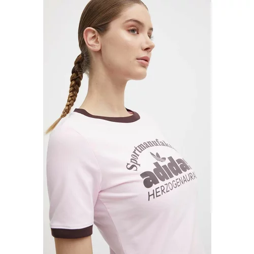 Adidas Majica kratkih rukava za žene, boja: ružičasta, IR6087