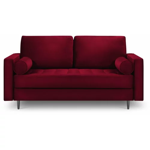 Milo Casa crvena baršunasta sofa Santo, 174 cm