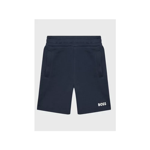 Boss Športne kratke hlače J24816 D Mornarsko modra Regular Fit