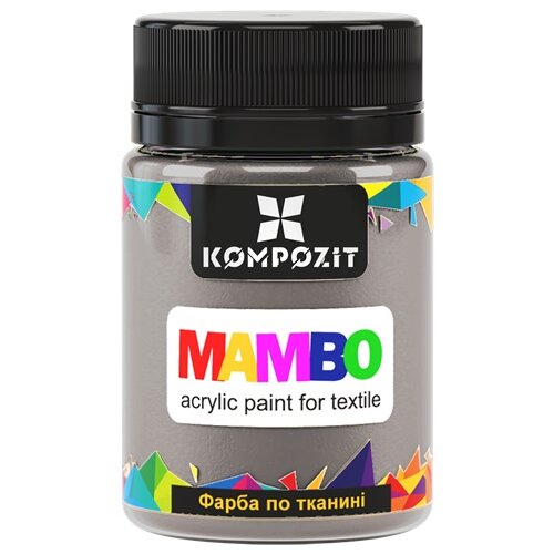 MAMBO pastelna akrilna boja za tekstil i kožu 50ml | 116 grey harbour Slike