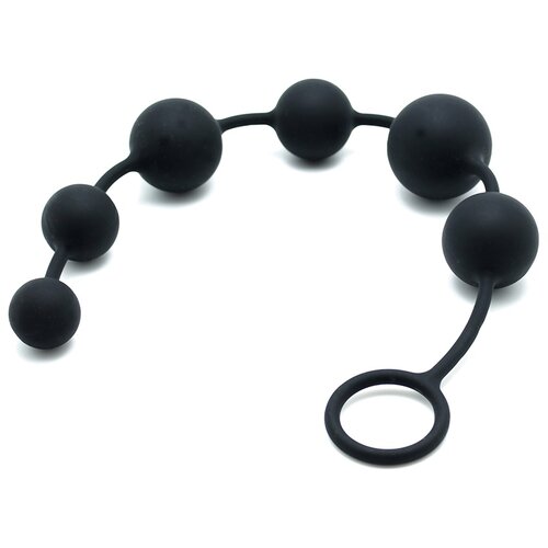 Rimba Anal Beads Black 40x3.5cm Cene
