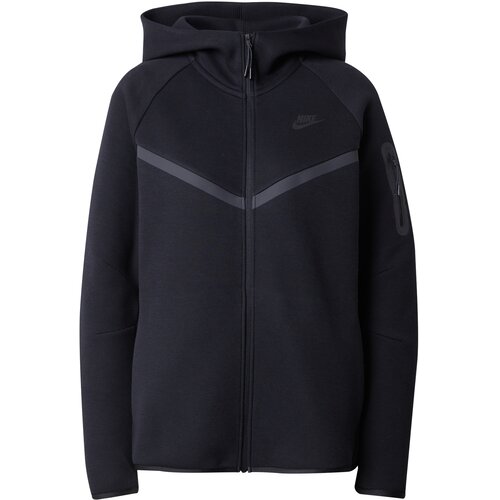 Nike Jopa na zadrgo 'TECH FLEECE 2' temno siva / črna Cene