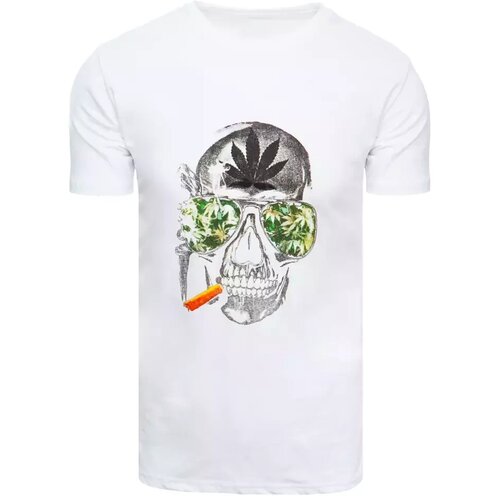 DStreet T-shirt męski biały Slike