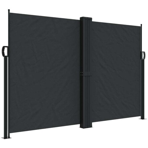  Bočna tenda na uvlačenje crna 160 x 1000 cm Slike